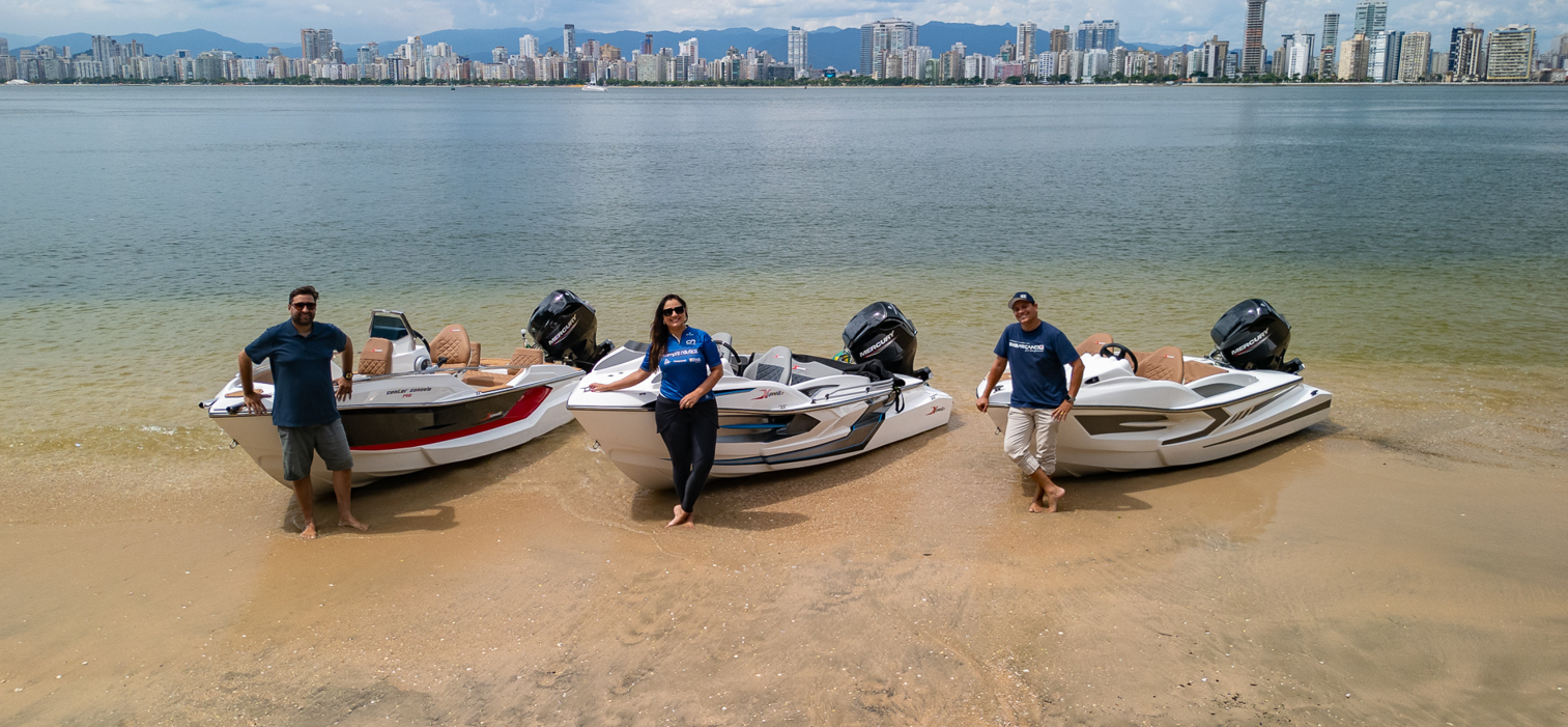 Barco ou jet? Teste da Xspeed 120 e Xspeed 140 no Guarujá